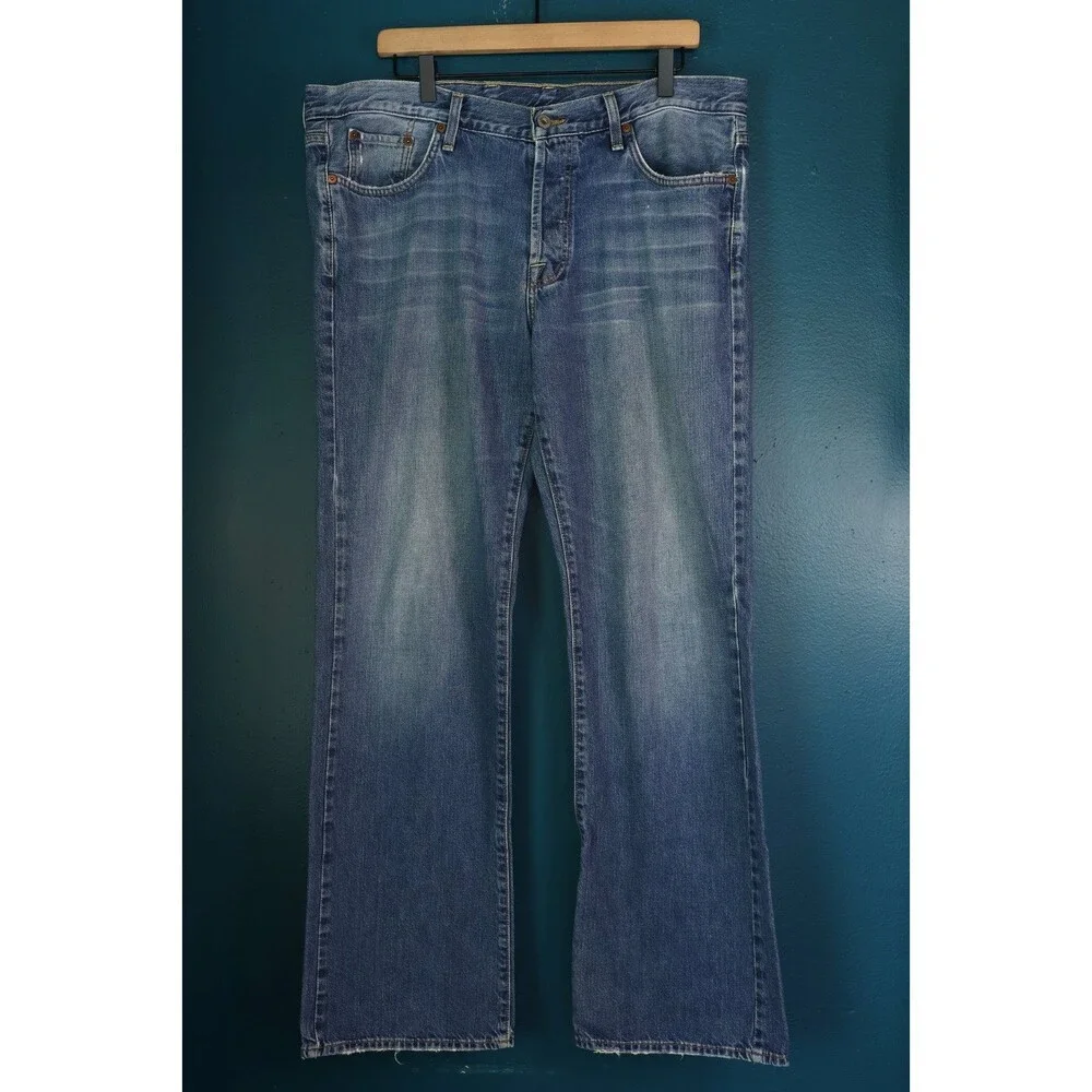 Vintage 90s Y2K Women's Lucky Brand Jeans Slim Bootcut Button Fly Size 38